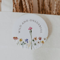 Farbenfrohe Wildblume Wild und ein kräftiger Gebur