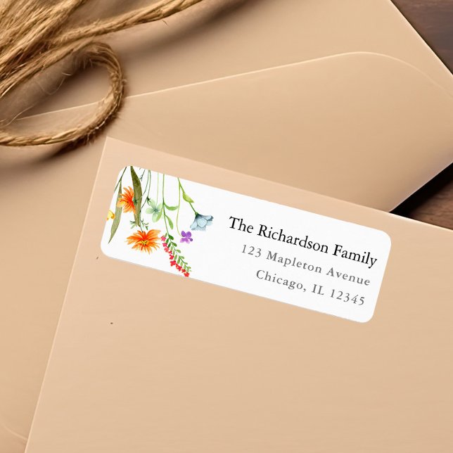 Farbenfrohe Wildblumen Frühlingsblumen Wasserfarbe (Von Creator hochgeladen)