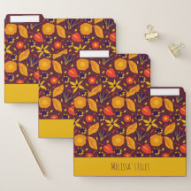 Farbenfrohe Wildbraun & Gelbes botanisches Muster