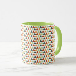 Farbenfrohe, winzige Dreiecke Tasse