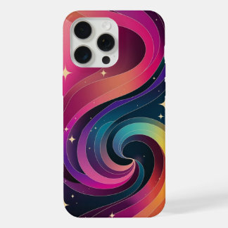 Farbenfrohe Wirble Hintergrundbilder Telefoncase iPhone 15 Pro Max Hülle