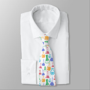 Farbenfrohe Wissenschaft / Chemie-Muster Krawatte
