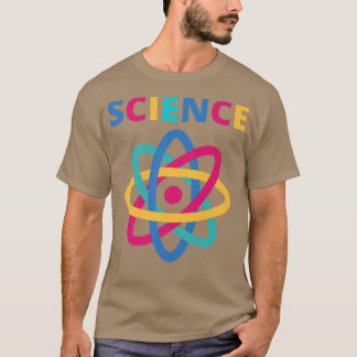 Farbenfrohe Wissenschaftsbiologie Atom Premium 271 T-Shirt