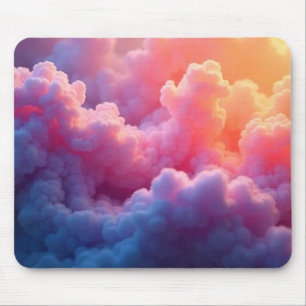 Farbenfrohe Wolkenbildung Mousepad
