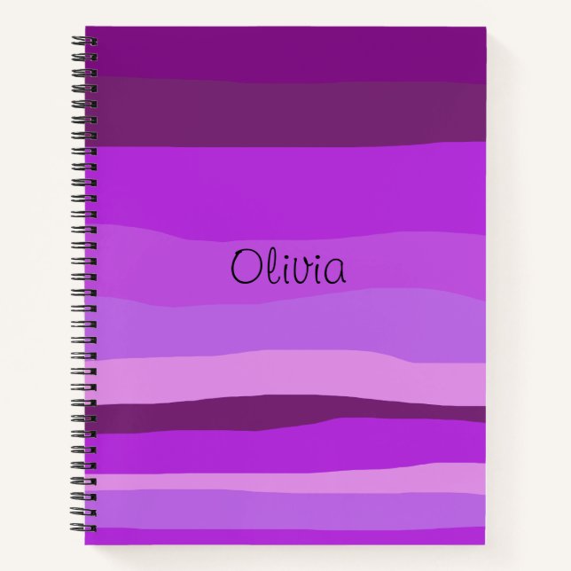 Farbenfrohe Wüste9 Notizbuch (Vorderseite)