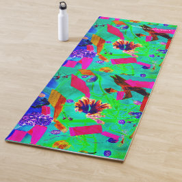 Farbenfrohe Yoga Mat Yogamatte