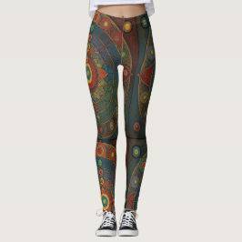 Farbenfrohe Yogahose Leggings