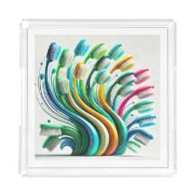 Farbenfrohe Zahnbürste Kunst - Moderne Kunst