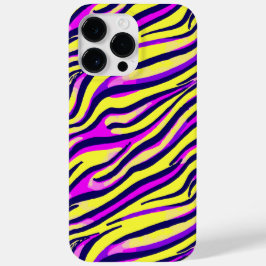 Farbenfrohe Zebra-Druckleiste Abstraktes Muster Case-Mate iPhone 14 Pro Max Hülle