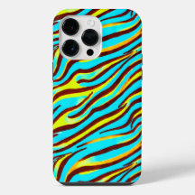 Farbenfrohe Zebra-Druckleiste Abstraktes Muster