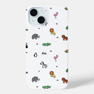 Farbenfrohe Zoo Animal Fun Case-Mate iPhone Hülle