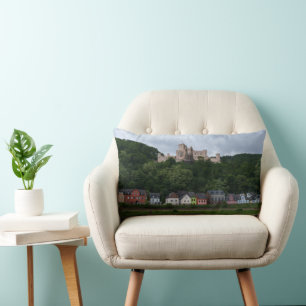 Farbenfrohe Zuhause Unterhalb von Stolzenfels Burg Lendenkissen