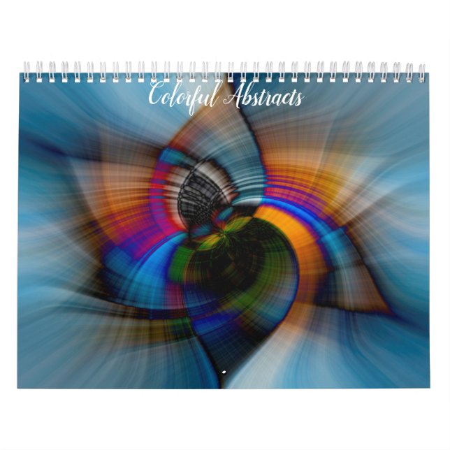 Farbenfroher Abstracts-Kalender Kalender (Titelbild)