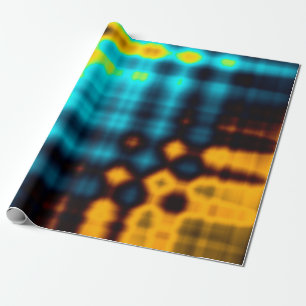 Farbenfroher abstrakter geometrischer Hintergrund Geschenkpapier