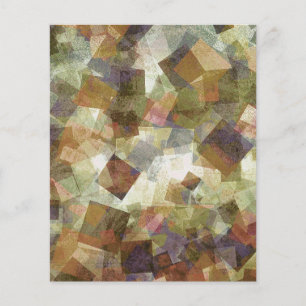 Farbenfroher abstrakter Quadrat Scrapbook Hintergr