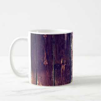 Farbenfroher alter Holzhintergrund - Vintag dunkel Kaffeetasse