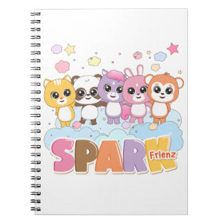 Farbenfroher Animal Frienz zum Spark Kids's Imagin Notizblock