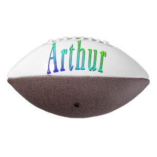 Farbenfroher Arthur Name, Fußball Football
