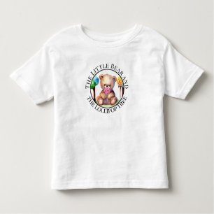 Farbenfroher Bär und Bonbons Kinderkind T - Shirt