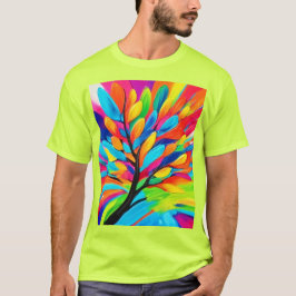 Farbenfroher Baum der Träume T-Shirt