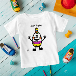 Farbenfroher Cartoon für Flaschen - Spaß und indiv Baby T-shirt