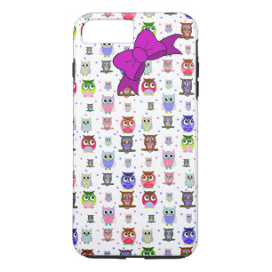 Farbenfroher Cartoon Gehäuse Owl iPhone 7 Plus Case-Mate iPhone Hülle