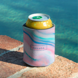 Farbenfroher Chloralagat-Marmor Dosenkühler