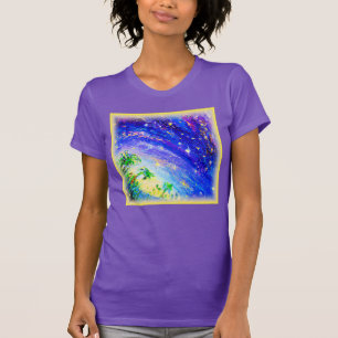Farbenfroher Dance Dancing im Himmel. Jetzt kaufen T-Shirt