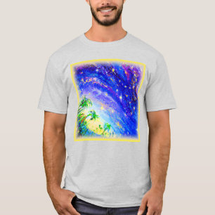 Farbenfroher Dance Dancing im Himmel. Jetzt kaufen T-Shirt