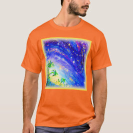 Farbenfroher Dance Dancing im Himmel. Jetzt kaufen T-Shirt