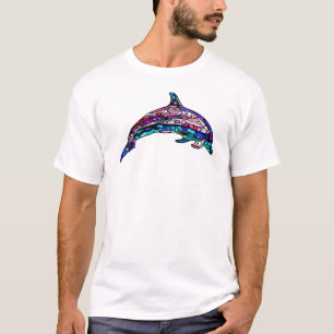 Farbenfroher Dolphin-T - Shirt