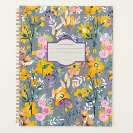 farbenfroher, eleganter Aquarell-Tagesplaner Planer