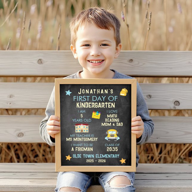 Farbenfroher erster Schultag Poster (Von Creator hochgeladen)