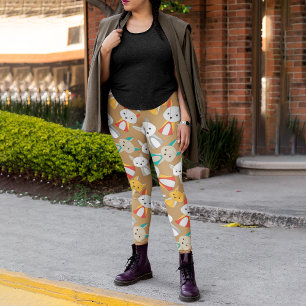 Farbenfroher Fox Cartoon Leggings