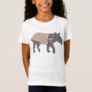 Farbenfroher gepunkteter malayischer Tapir-T - Shi T-Shirt