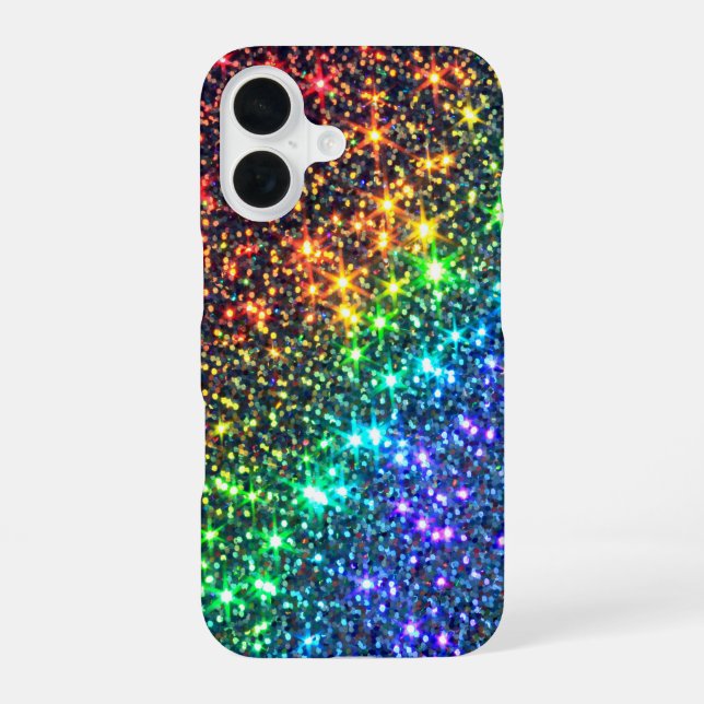 Farbenfroher Glanz iPhone 16 Hülle (Rückseite)
