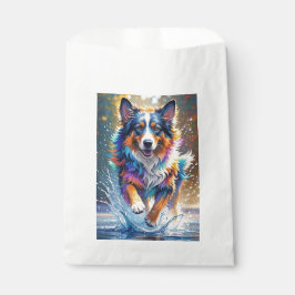 Farbenfroher, glücklicher, spielerischer lustiger  geschenktütchen