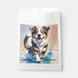 Farbenfroher, glücklicher, spielerischer lustiger  geschenktütchen