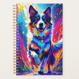 Farbenfroher, glücklicher, spielerischer lustiger  planer