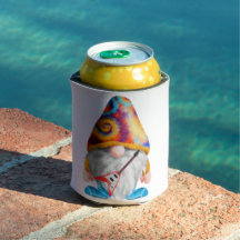 Farbenfroher Gnome Guitar Player auf