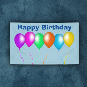 Farbenfroher Hauch von Balloons Banner