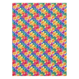 farbenfroher hawaiianischer Hibiskus Tischdecke