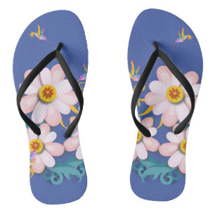 Farbenfroher Humming Bird Flip Flops