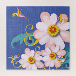 Farbenfroher Humming Bird Puzzle