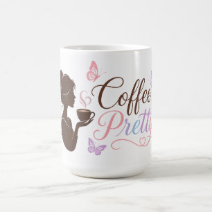 Farbenfroher Kaffeebecher mit dem Coffee Pretty-Lo Kaffeetasse
