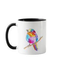 Farbenfroher kleiner Vogel