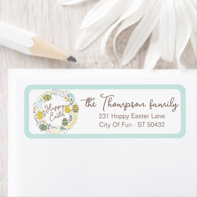 Farbenfroher Kraut von fröhlichen Hühnereiern und  (Insitu)