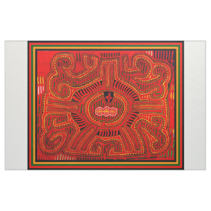 Farbenfroher Kuna-Indianer-Designer-Stoff Stoff