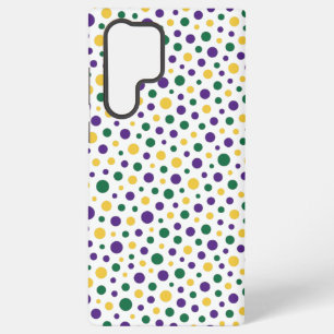 Farbenfroher Mardi Gras Punkte Samsung Galaxy Hülle