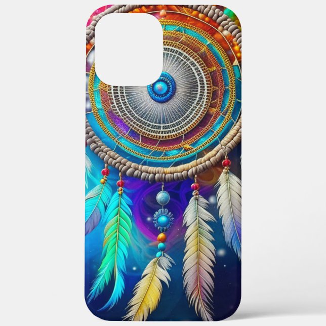 Farbenfroher Mystical Dreamcatcher Case-Mate iPhone Hülle (Rückseite)